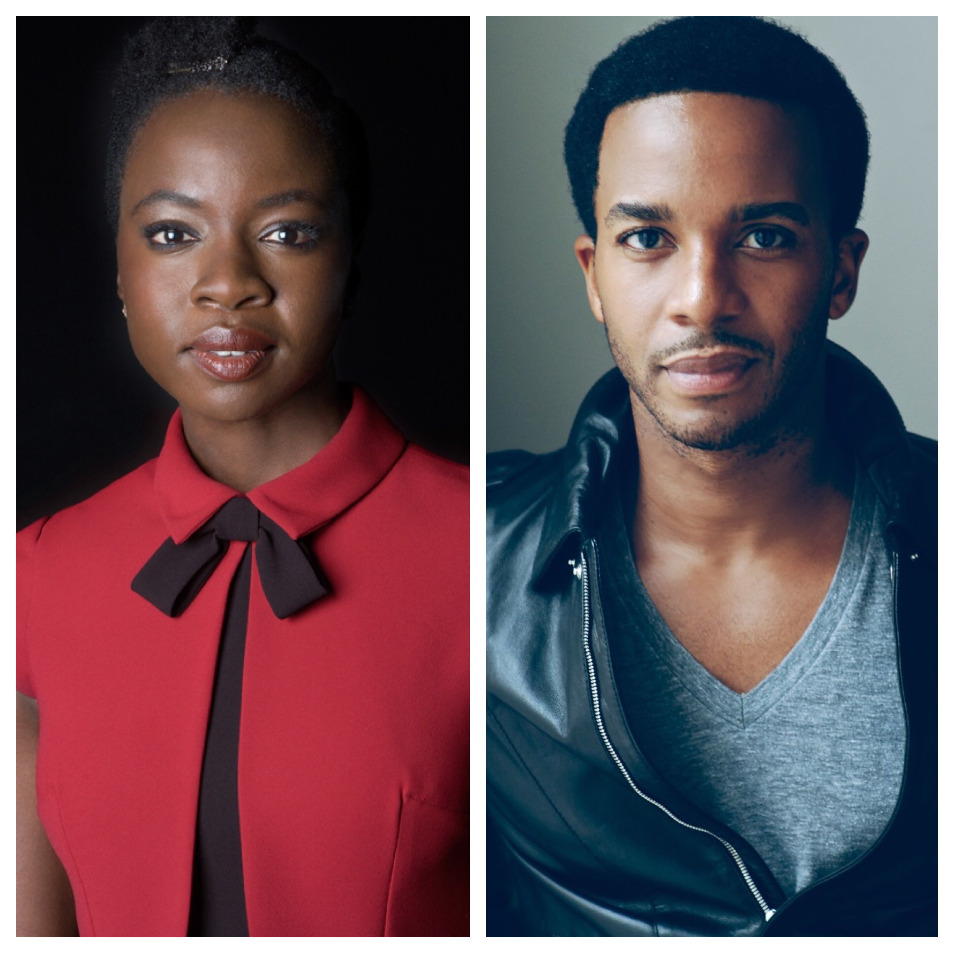 Danai Gurira by Walter Kurtz; André Holland by Deborah Lopez